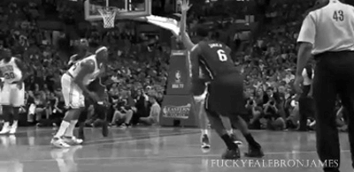 fuckyealebronjames:  Game 6 down 3-2 v. The Boston Celtics LeBron goes for 45 points,
