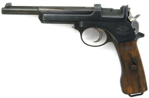 Argentine Steyr Mannlicher M1905 semi auto pistol.