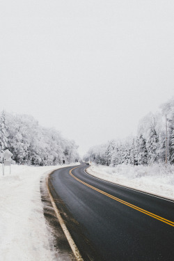 avenuesofinspiration:  Winter Highway | Photographer