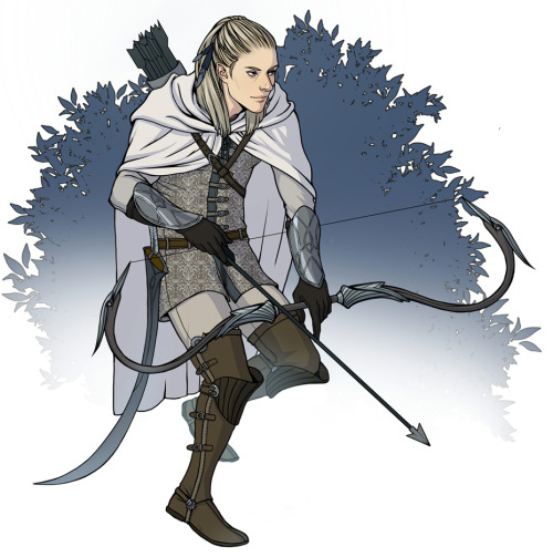 Beleg, my favorite Tolkien character, I love tragic heroes. :| And he wears a white coat => aweso