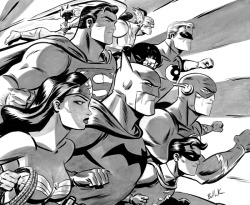 herochan:  Justice League of America Created by Dave Bullock