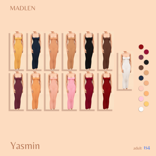  Yasmin DressSuper soft, slim dress that offers a comfortable, body-hugging fit. Effortless style wh