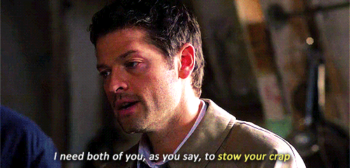 comtessedebussy:  dean looks so proud of cas for using slang.