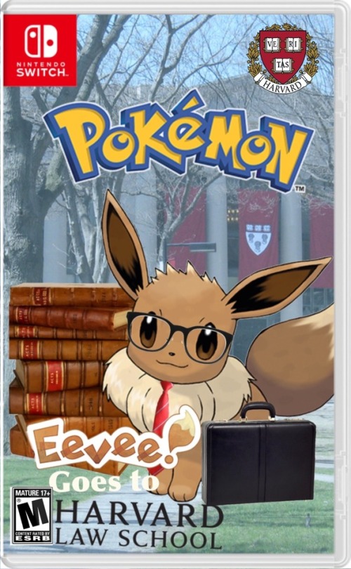 biglawbear: doomdestroyer98:   eevee-nicks:   New Pokémon game looks brutal.   @eevee-nicks why is it rated M? Did you party hard in law school?   Do you know how much swearing and violence and alcohol happens in law school 