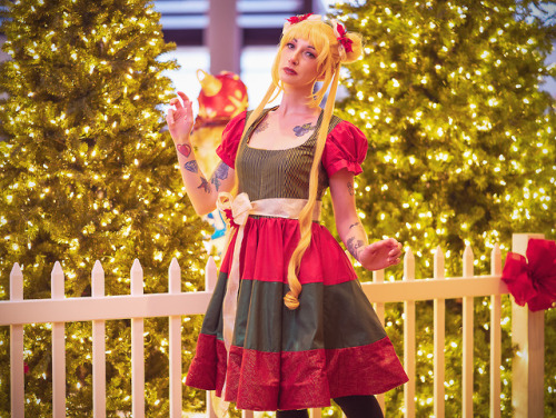 Riccardo Bacci Christmas Sailor Scout DesignsSailor Moon - @amiephoto  Sailor Chibi Moon - @angellio