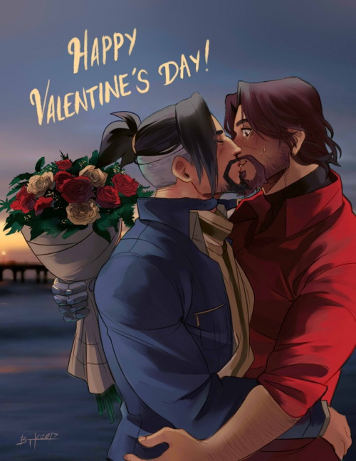 burythekidd:   ああ　あなたを追って黄昏のBay Cityああ　めぐり逢えたら黙って抱きとめて Something I drew for valentine’s day, dedicated to a special someone, the sweetest bean on earth @diazeparadiseIt is super late but