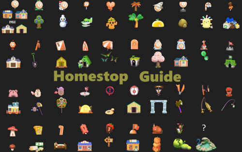 Supporting guide sets for the 100% Animal Crossing mod. Homestop guide is useful as the icons are no