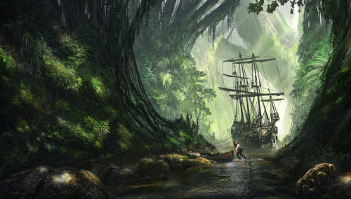 cyberclays: Un Pirate - Pirates of the Caribbean fan art by Florent Llamas
