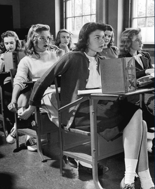 It was the last day of school before summer break and it was 1955. Alice passed a note to her friend