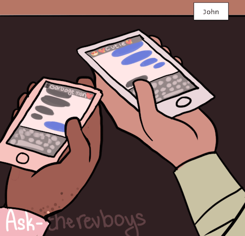 ask-therevboys:Alex is king of the double textPart 4/5!