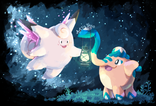 Pokécember 2021 day 2: Finding a friend in the dark of the night! ✨