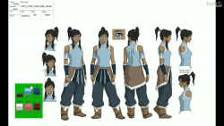 korranews:  Korra’s design evolution in