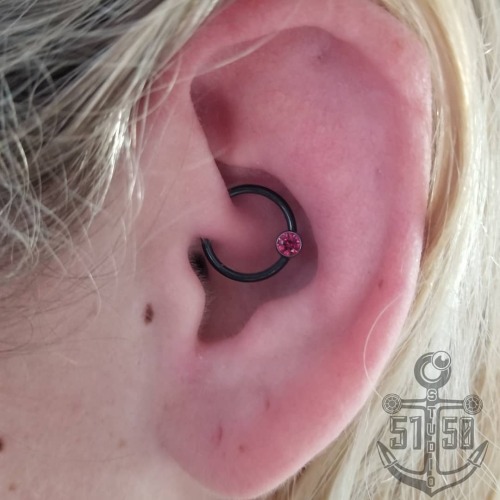 Tori thought her daith piercing was closed as it has been out for 18months. We were able to gently t