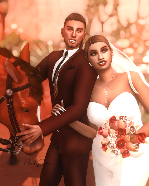 Lola &amp; Corey - 6 poses Instructions :- Place 2 teleporters in the middle of horse 04 or