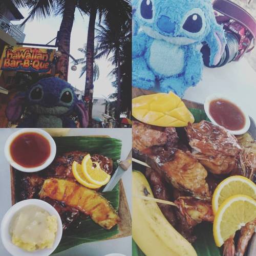 #stitch #travels #foodie #foodpics #foodcoma #hawaiianbbq #ribs #pineapple #barbeque #boracay #whatt