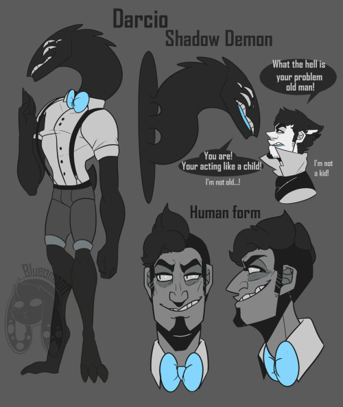 blueomoonsart:  Darcio the Shadow Demon