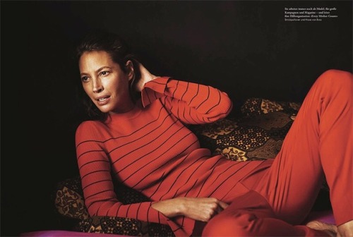 worldsmoda: Christy Turlington for ZEIT MAGAZINE, February 8th 2018. By Pamela Hanson ______________