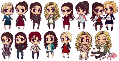 My Orphan Black Chibi Stickers are Now Available on ETSY!ps. I’ve had a Cosima Sticker on my phone f