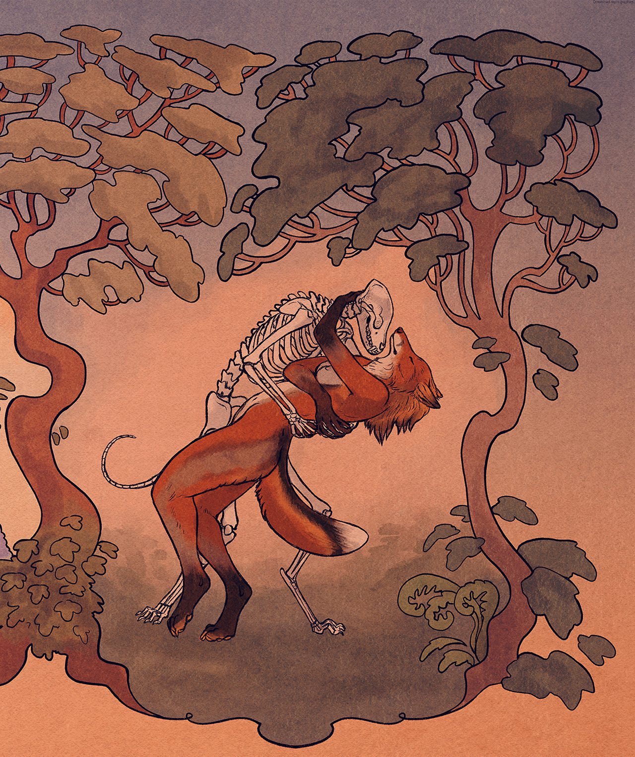 artofmaquenda: ‘‘Cadaver Dance’‘ Finally finished this piece, I’m very