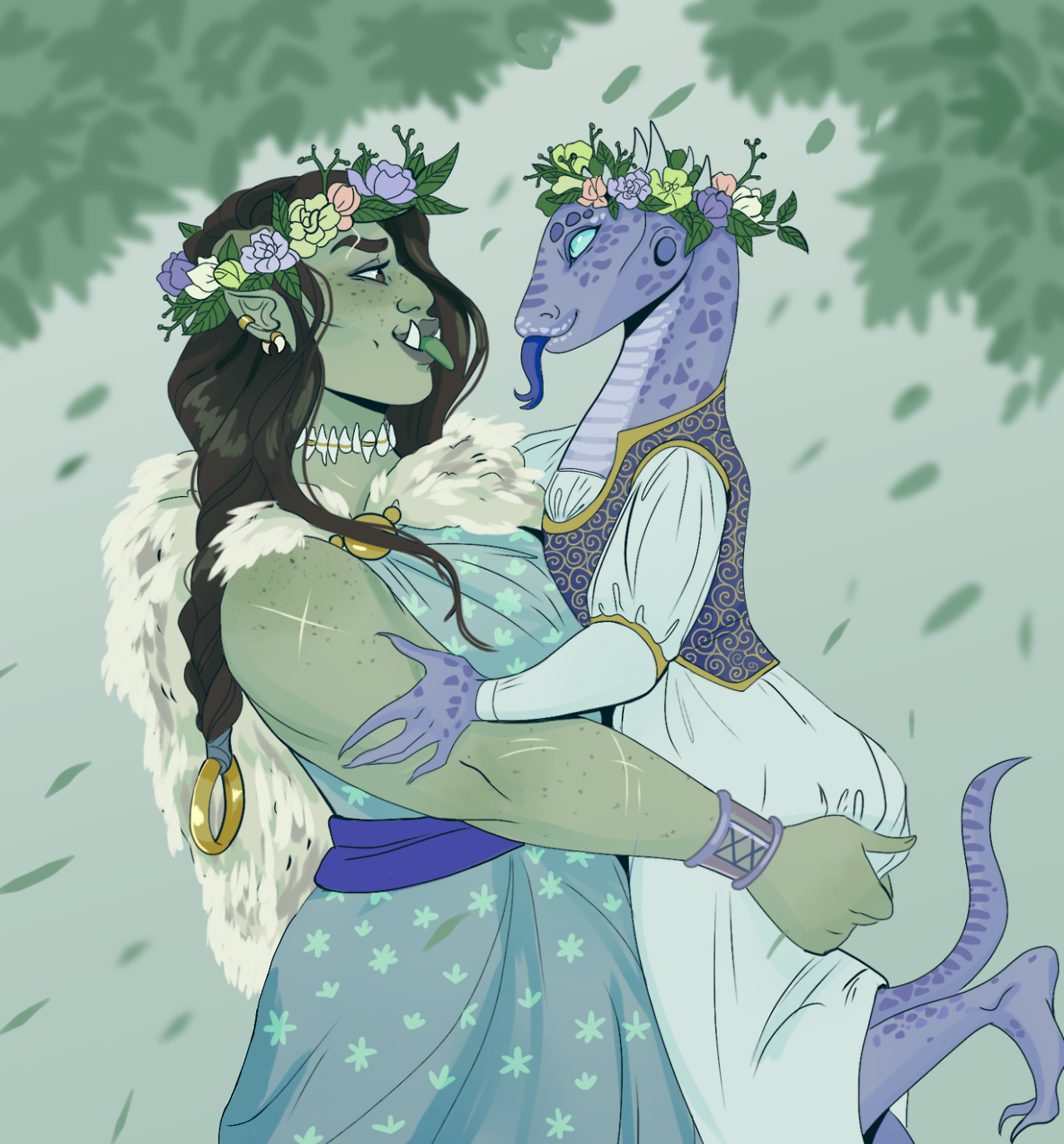 owlcatchyoul8r: MY GIRLS GOT MAAARRRIIEDD I know I got Killian’s hair wrong but