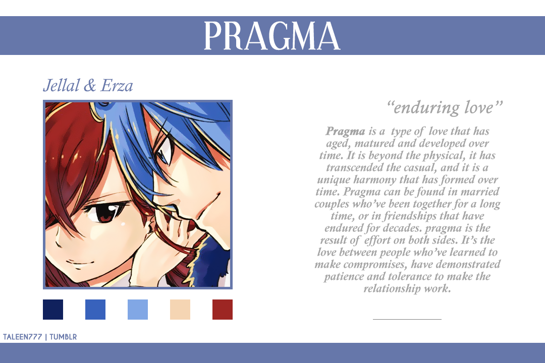taleen777:  Fairy Tail + Types of Love Invaluable source of information: click 