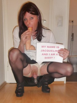 pathetichumiliateddegraded:  Another sissy faggot exposed. The condom is a nice humiliating touch. Spread this picture all over!