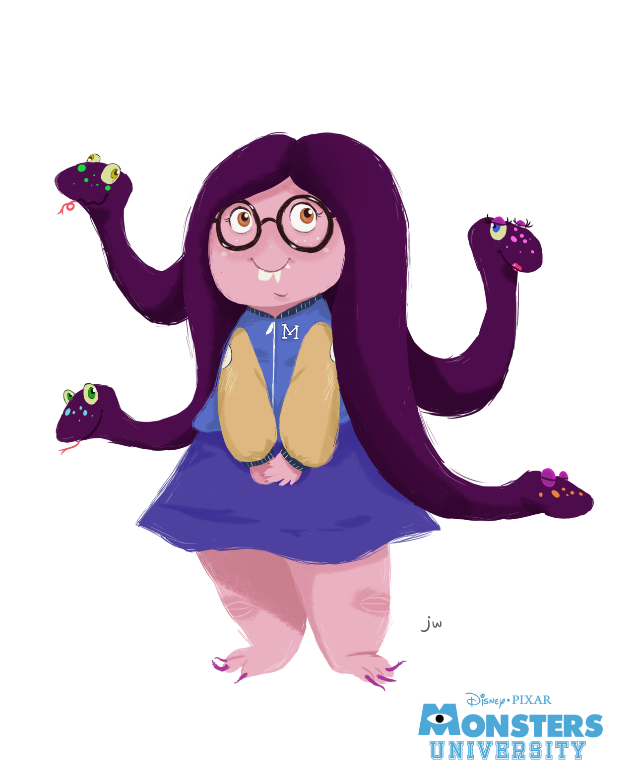 Jenny Wheat Prompt Draw Yourself As A Monster S University