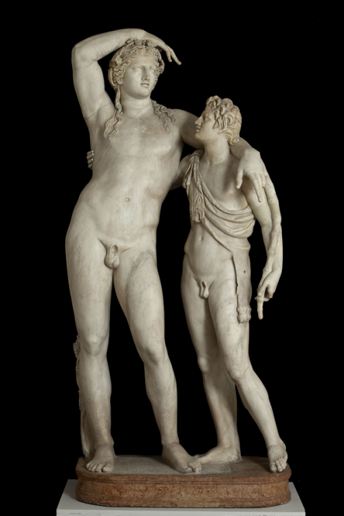 greekromangods - Dionysos and SatyrRomanMarbleMuseo...