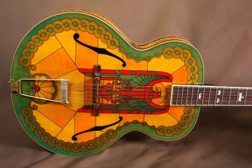 randyhaddock: 2001 Gibson L-5 Stained Glass Custom Acoustic Guitar