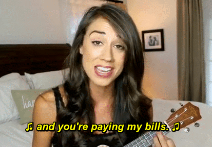 colleen-evans:  the only correct way to respond to mean comments (x) 
