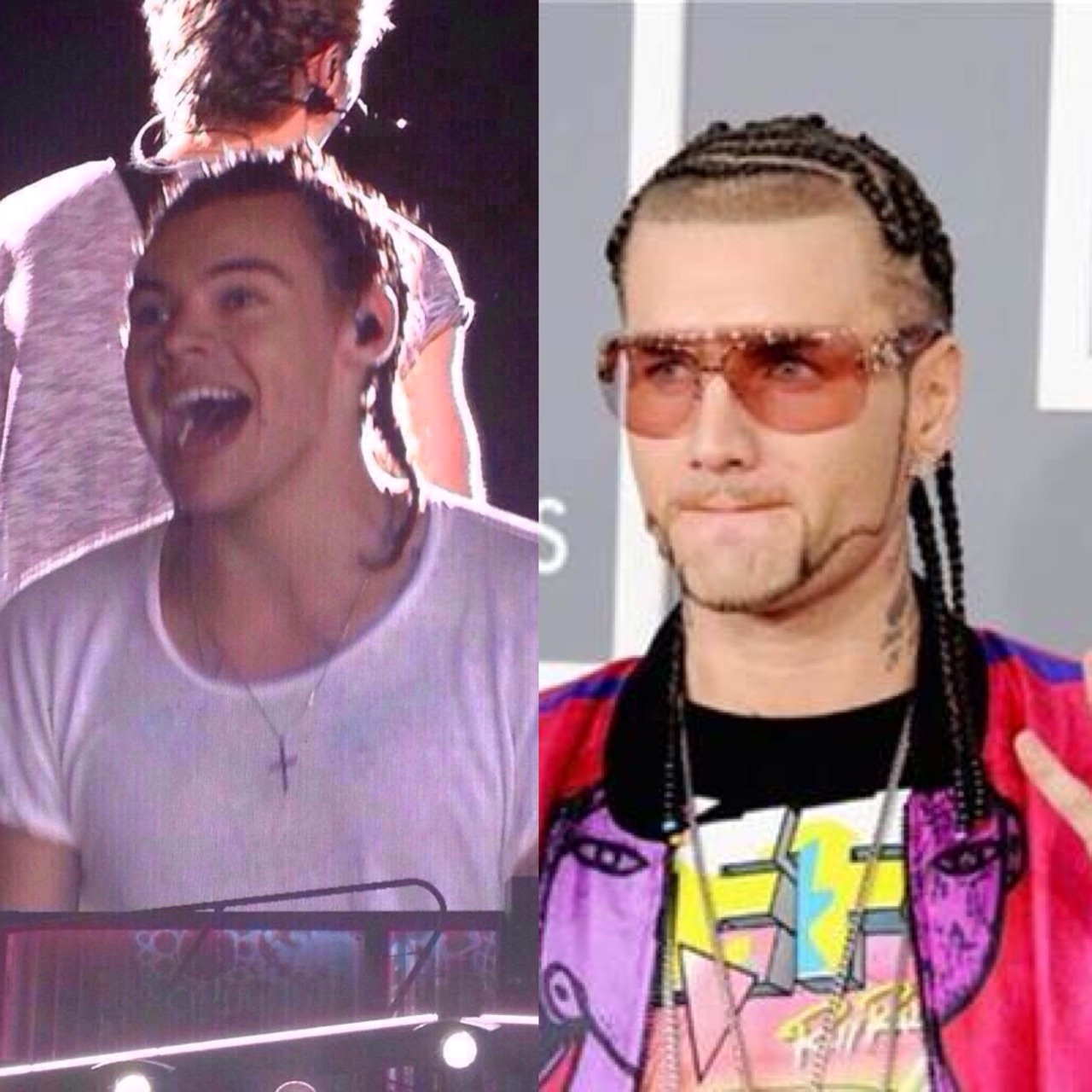 Close enough&hellip; #harrystyles #riffraff #twinning #EMABiggestFans1D