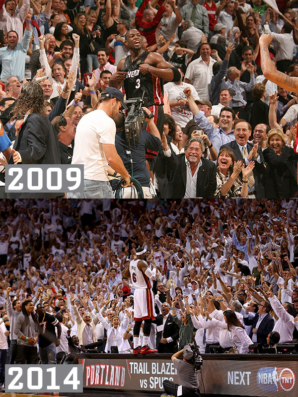 themiamiheat:  Must be a fun spot to celebrate 
