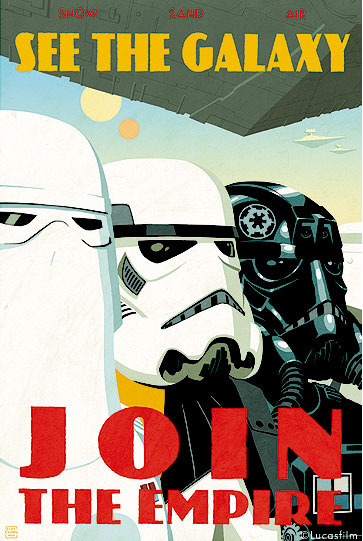 siljoe:  star wars galactic empire posters coll.01