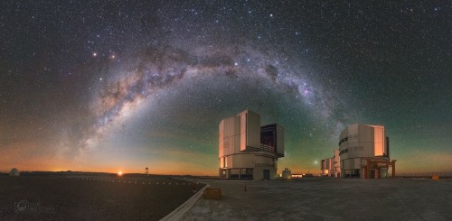 Location: ESO Paranal observatory, Atacama Desert, Chile Photo: Yuri Beletsky