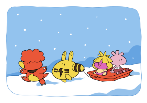 rumwik:Let’s go sledding!