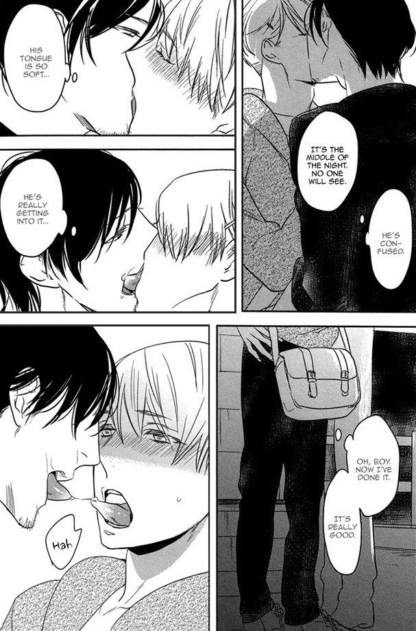 yaoifunlife:    Fuuzokugurui Desu ga Toshishita Danshi ni Kokuraremashita 