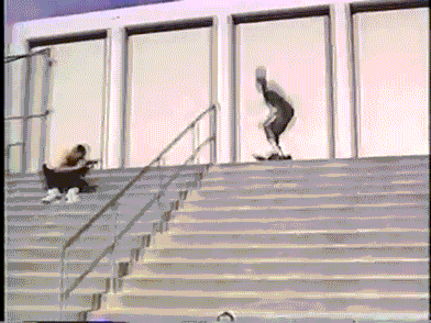 awkward-pause:Geoff Rowley, 1996 with Templeton on the closeup.