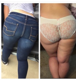 Panties-On-Or-Off:  Thick And Juicy In Lace  Looking Great In And Out Of Jeans. I