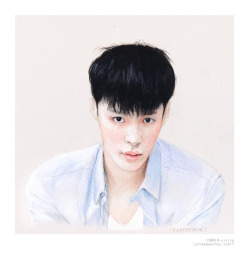 lycheepeaches: yixing face/handsÂ â™¥pencilcrayon