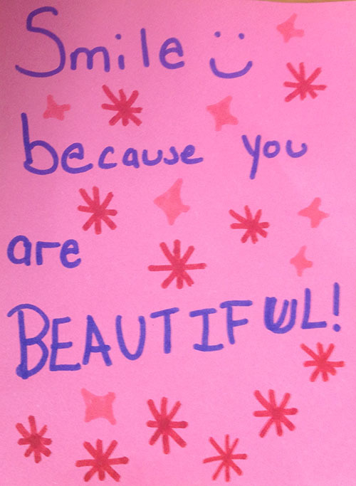 nedafeedinghope:Someone handed this to me on my morning commute today! What a nice