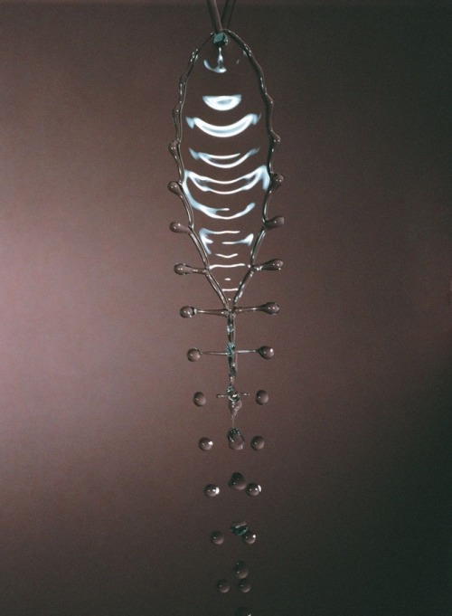 xysciences:  Two streams of water colliding. [Click for more interesting science facts and gifs]  