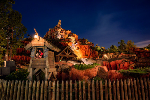 Splash Mountain Fences by TheTimeTheSpace I rarely shoot the parks with other people. It simply does