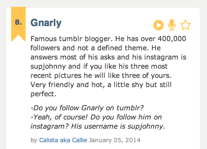 gnarly:  so today i typed in gnarly in urban dictionary and i scrolled down and found