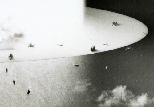 scanzen: Watch those ships obliterating. Operation Crossroads, Bikini Atoll, July 1946. source: 