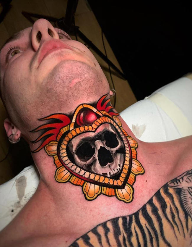 40 Cool And Dope Neck Tattoos Ideas 2023