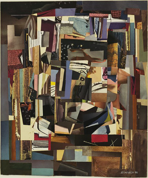 collageoftheweek: Ad Reinhardt, Collage 1940 