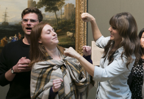 Nailed it.Our art pose-off challenge this month features Musicians&rsquo; Brawl at the Getty Cen