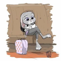 jalittle17:  A quick little Judy Hopps sketch