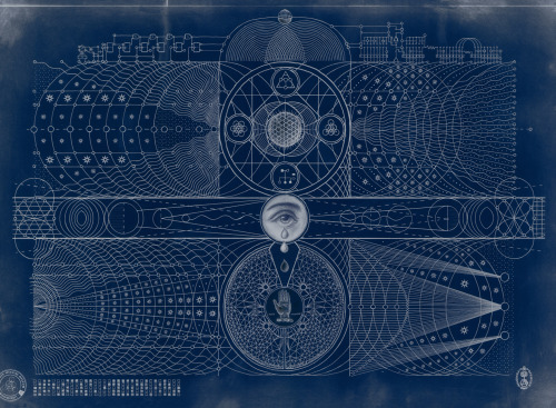 danielmartindiaz: Eternal Universe, Blue Print by DMD 