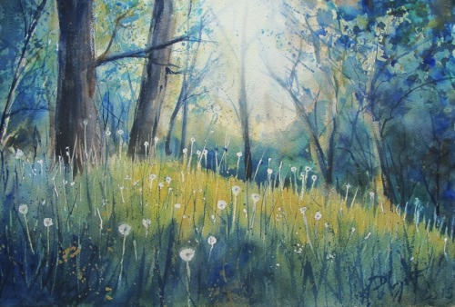 expressions-of-nature:  Watercolor Landscapes by Dieter Wystemp